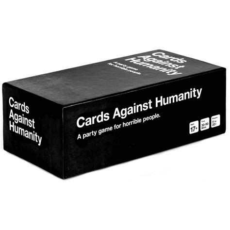 cards against humanity big metal box|Cards Against Humanity pack symbols.